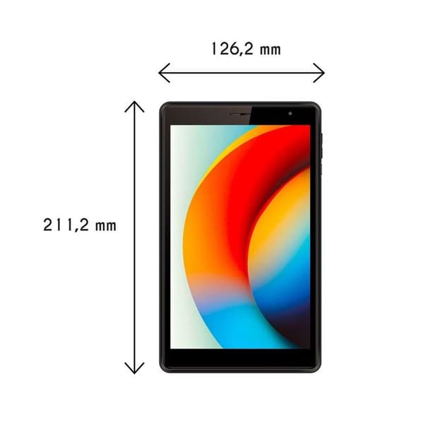 Touchscreen Logicom Tab 80 8" 64 GB Svart