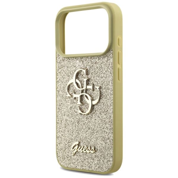 Guess Fast Glitter Big 4G för iPhone 17 Pro - Guld