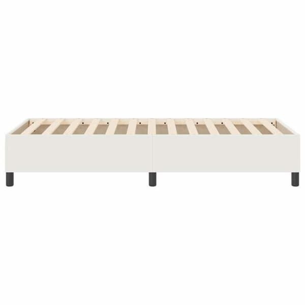 vidaXL Plattformssängram Kräm 90 x 200 cm 3337389