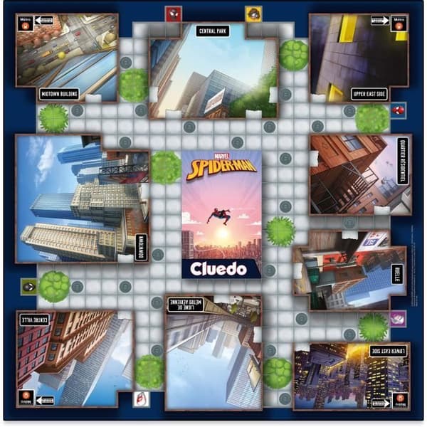 CLUEDO Spider-Man - Brädspel - VINNANDE RÖRELSER