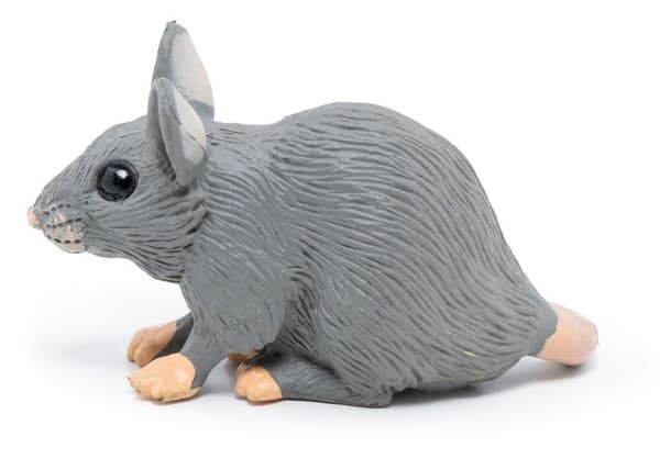 Grå musfigur - PAPO - Från 3 år - Blandad