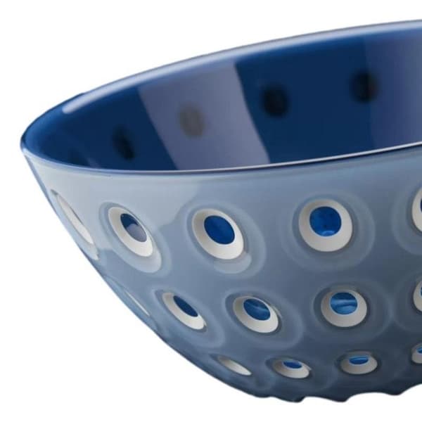 SALLADSSKÅL 25 CM LE MURRINE LJUSBLÅ VIT BLÅ - GUZZINI