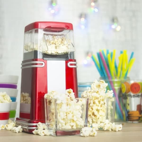 Gadgy Popcorn Maker - Retro Popcorn Maker - Varmluftsfettfri, oljefri