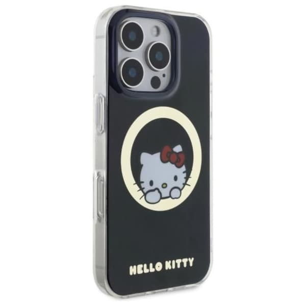 Mobilskal - Hello Kitty - IML Sweet Kitty - MagSafe - Svart - iPhone 16 Pro Max