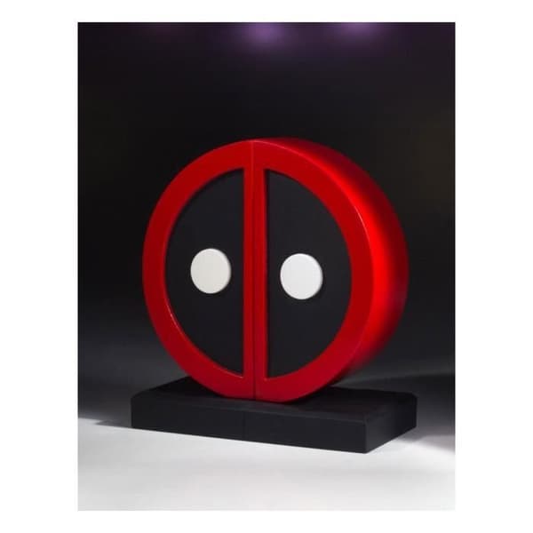 Marvel Comics bokstöd - Gentle Giant - Deadpool Logo 16 cm - Röd - Plast - Resin