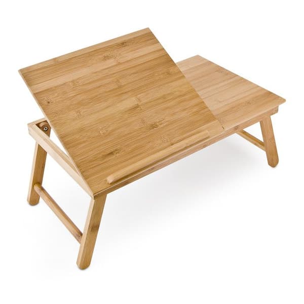 Laptopbord - bambu - mångsidigt - justerbar höjd