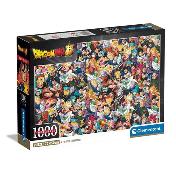Pussel 1000 bitar + affisch: Omöjlig: Dragon Ball
