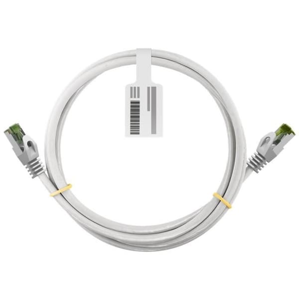 RJ45 nätverkskabel Kat. 8,1 S/FTP - 3 m - Vit