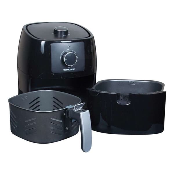 TERMOZETA luftfritös - Therze - 3,5 l - 1400 W - Variabel temperatur - Timer - Svart