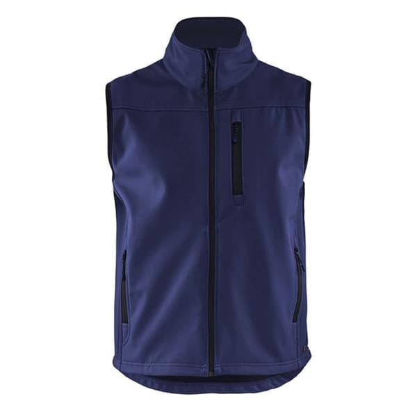 Gilet utan ärmar Softshell Blaklader Herr - Marin