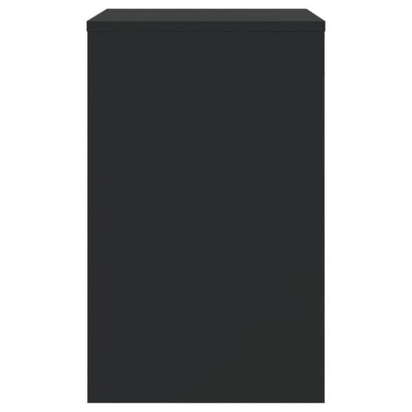 vidaXL Häckande soffbord 3 st Black Engineered Wood 837822