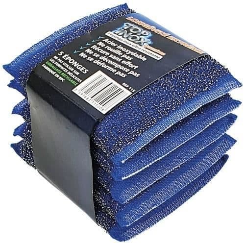 Skrubbsvampar - TAMPEL - 5-pack - Dubbel sida - Topps inox