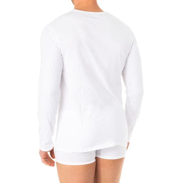T-shirt herr långärmad X-Temp A0DGQ-Vit
