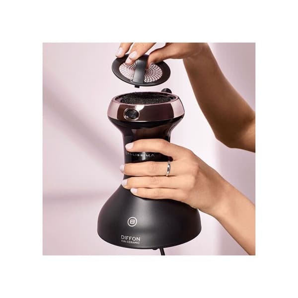 Hårblås - BELLISSIMA - Diffon Ion Keramik - 700W - Svart - Dubbel spänning