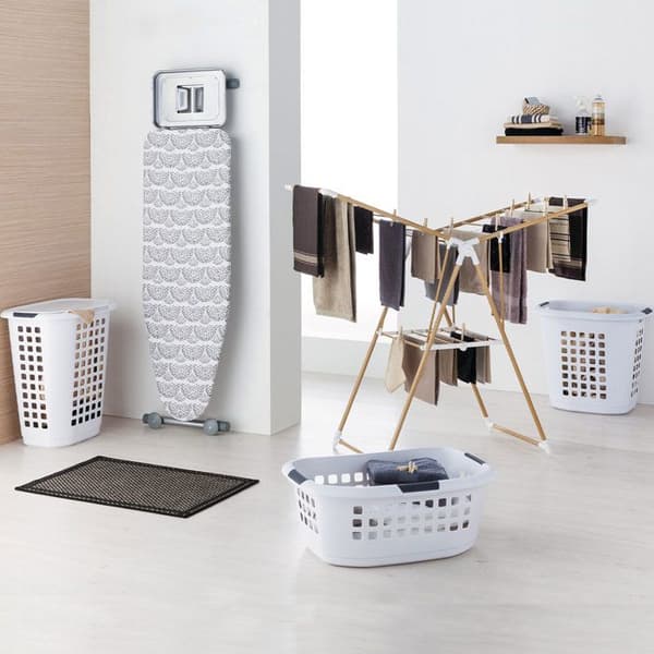 Tvättkorg 51L "Hugger" vit - 5 five simply smart