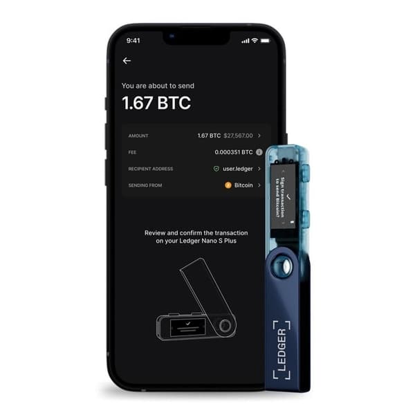 Cryptovaluta plånbok Ledger Nano S Plus Blå Neptunus