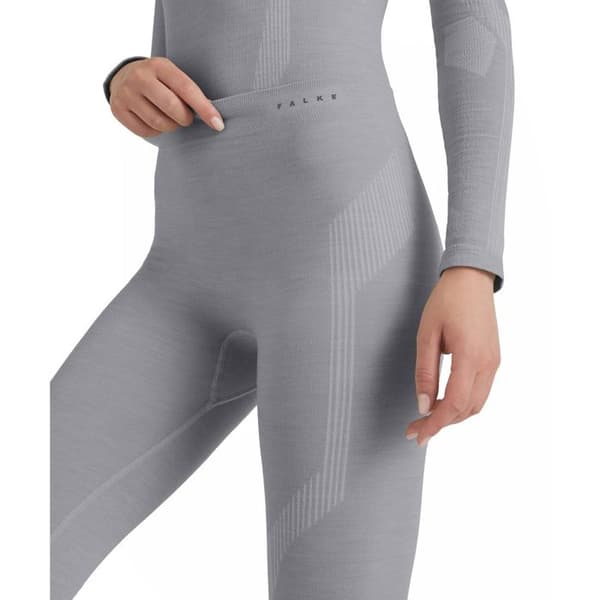 Legging dam Falke Wool-Tech - grå/melerad