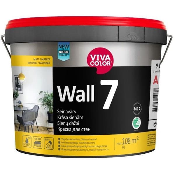 Vivacolor VÄGGFÄRG 7 TILL 9L