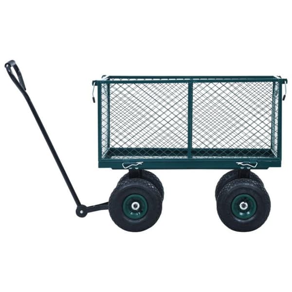 Grön trädgårdsvagn 350 kg