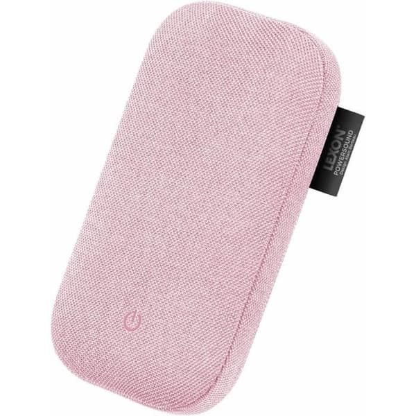 Induktiv extern batteri - LEXON - POWERSOUND - 5000 mAh - Bluetooth högtalare 360 - Rosa