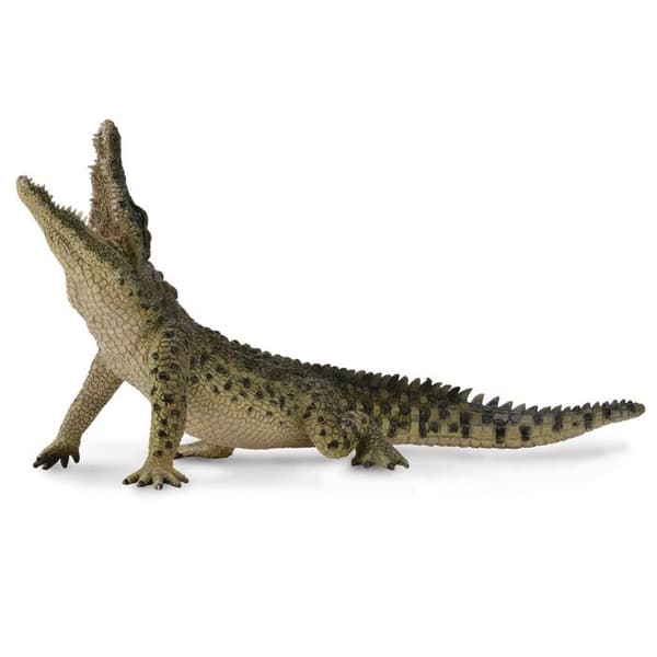 Figurine: hoppande nilkrokodil