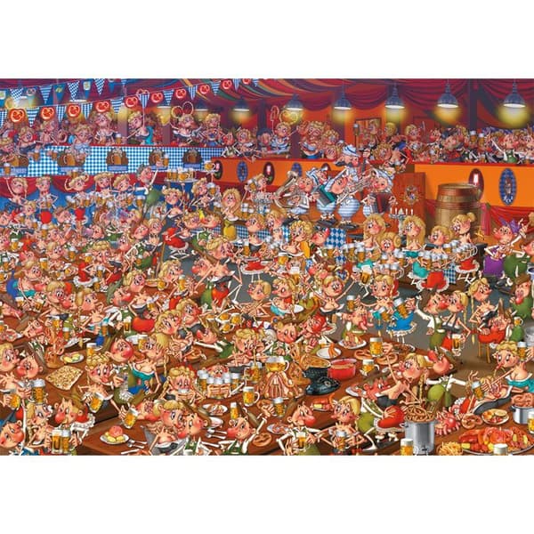 Pussel 1000 bitar: Öl-festival