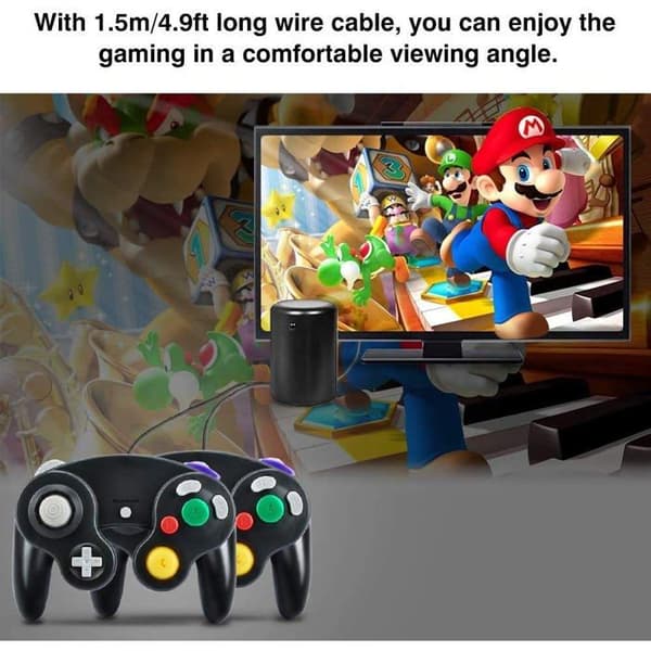 Spelkontroll - YIDENGUK - GameCube - Trådbunden - Ergonomisk - 2 Pack