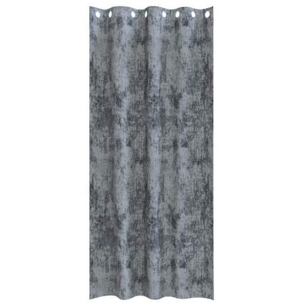 Gardiner 2 st med silvergrå ögla 245x140 cm