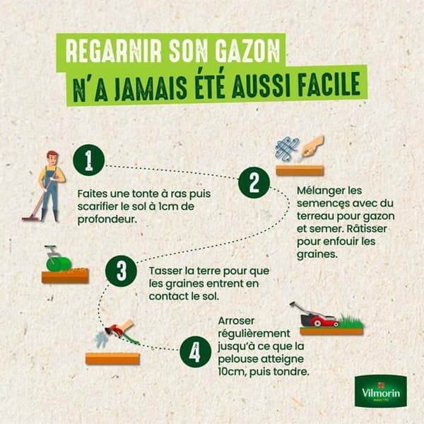 Gräs - Vilmorin - Gräs Torr Mark - 3 kg