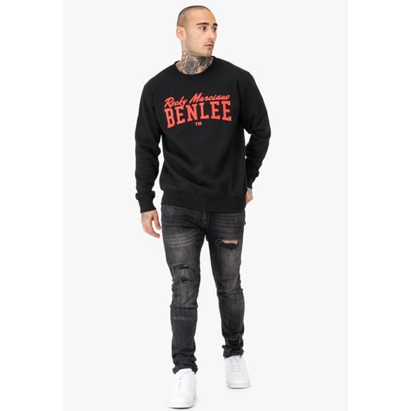 Sweatshirt med rund hals, regular fit Benlee Rinston