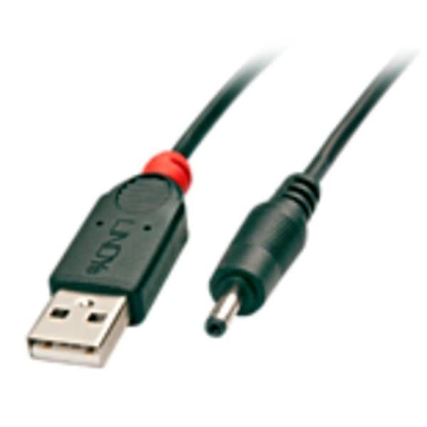 USB-adapterkabel - LINDY - 1,5m - DC 1,35mm - Strömförsörjning