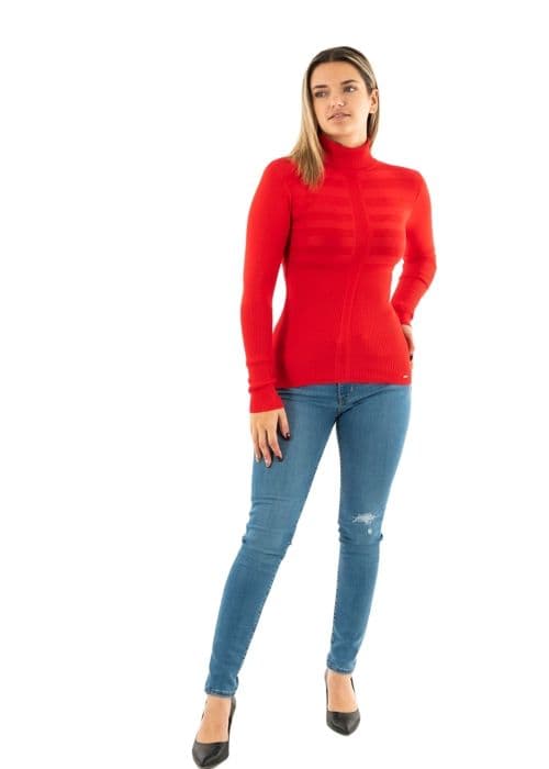 Pull Rouge Femme Morgan MENTOS