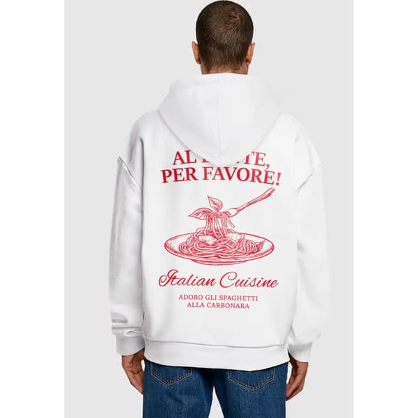 Oversize hoodie Merchcode Al Dente Per Favore