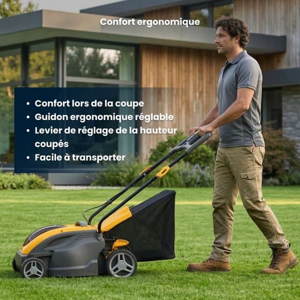 Batteridriven gräsklippare STIGA 336e Combi - 48V - 34cm - 3-i-1-system