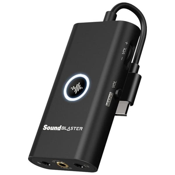 Hörlursförstärkare - CREATIVE - Sound Blaster G3 - USB-C - 3,5 mm - Bärbar plug-and-play