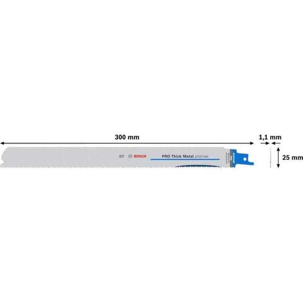 Bimetallblad för Bosch S1237HBF sticksåg 300 mm