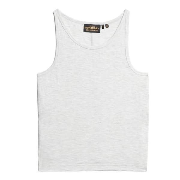 Vit Melange Topp Dam Superdry Superdry Rynkad
