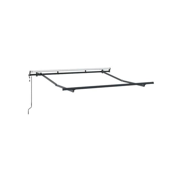 Fällbart markisram - vidaXL - Antracit - Metall - 250x200 cm - Fällbar - Hållbar - Utomhusbruk
