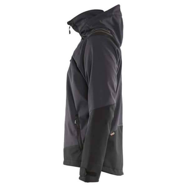 Stretch softshell-jacka 2D Mörkgrå/Svart 4XL 474925139899 Blaklader