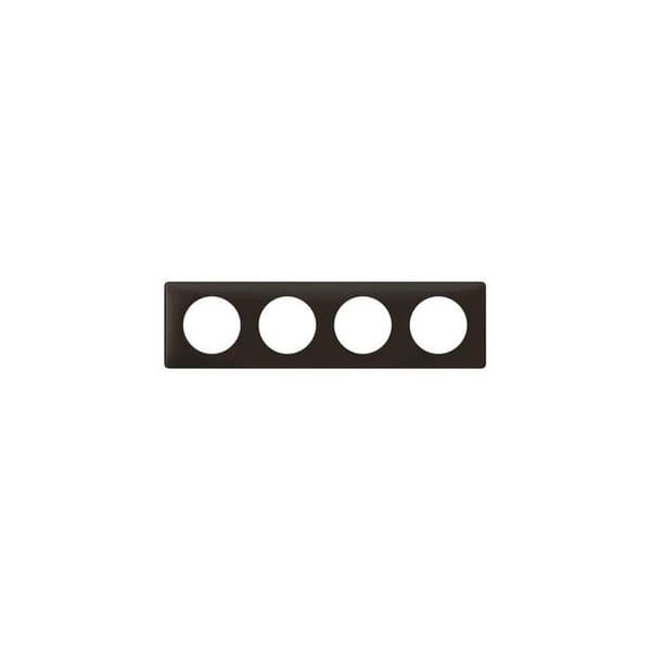 Skylt - Legrand - Céliane - 4 Platser - Basalt - Horisontell/Vertikal Montering