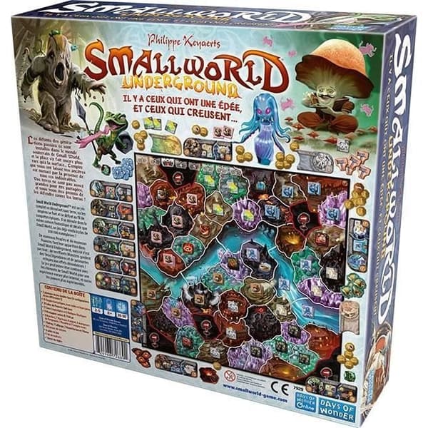 SMALL WORLD - Underground Extension - Board Strategy Game - Från 10 år - Asmodee - SWUND