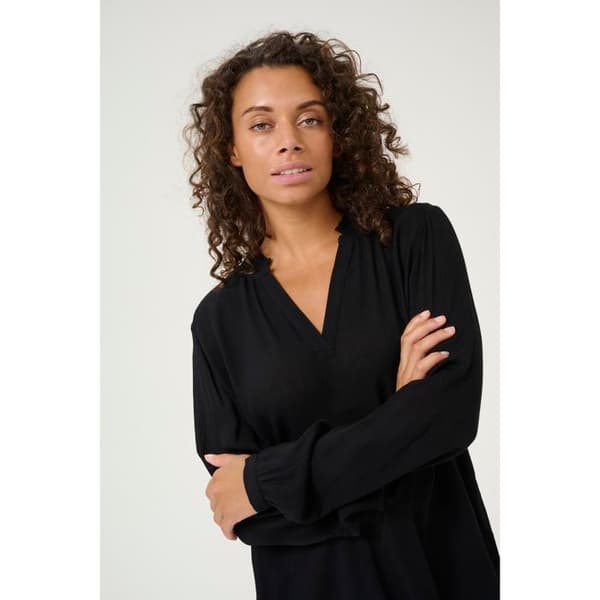 Blus volang dam KAFFE Amber