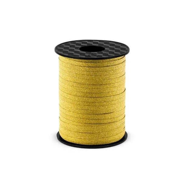 BOLDUC GÅVOBAND 5MMX225M GLITTER GULD