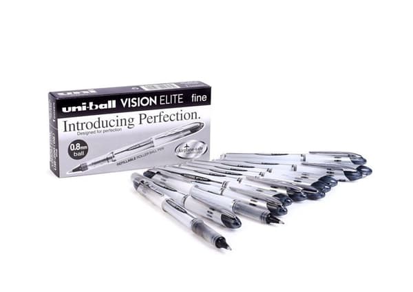 Bläckpenna - UNI-BALL - L UB200/12 N - Läcksäker - Uni-Flow-system - 160g