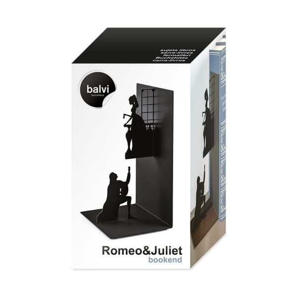 Bokstöd "Romeo & Julia" Svart