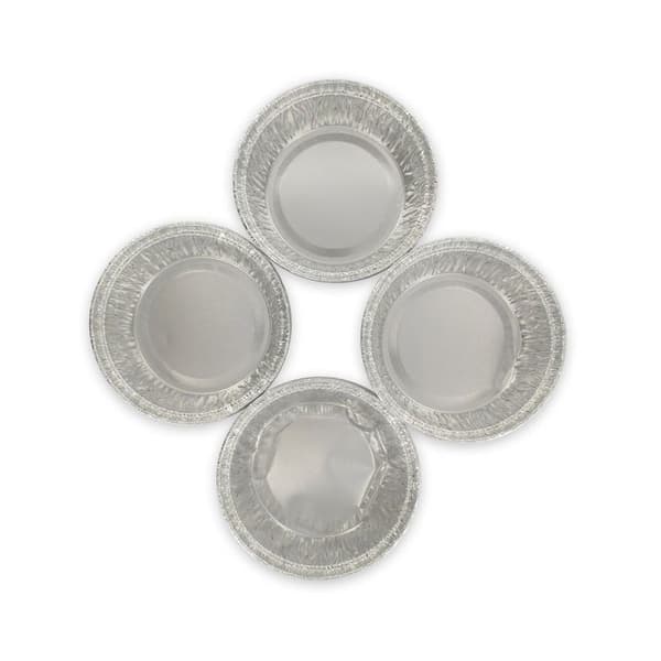 Set om 10 aluminiumskålar 4 x 9 cm Fackelmann