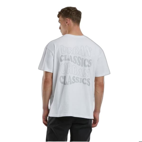 T-shirt oversize Urban Classics Weavy Logo Heavy