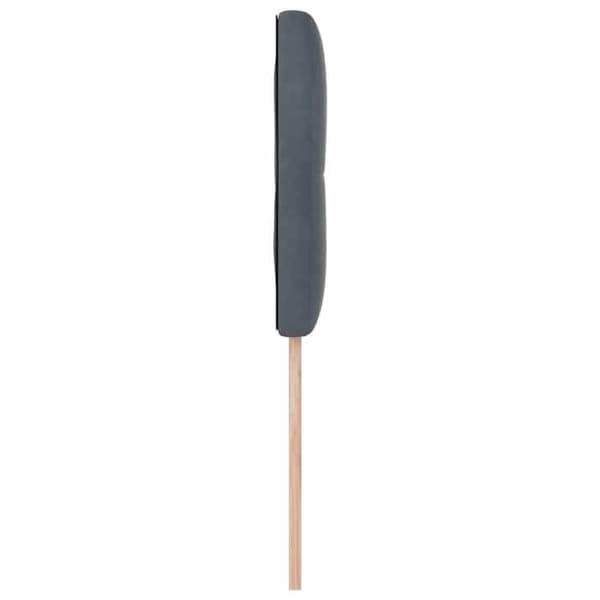 vidaXL Sänggavel Mörkgrå 90 cm Sammet 42007132