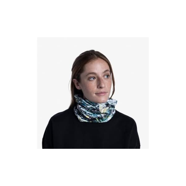 Buff Ogrinal Ecostretch grön - unisex stretchscarf höst/vinter