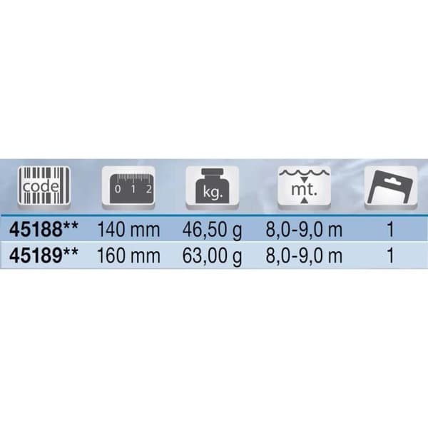 Fiskeutrustning Beten Seika T Rex 160mm - 63 gr